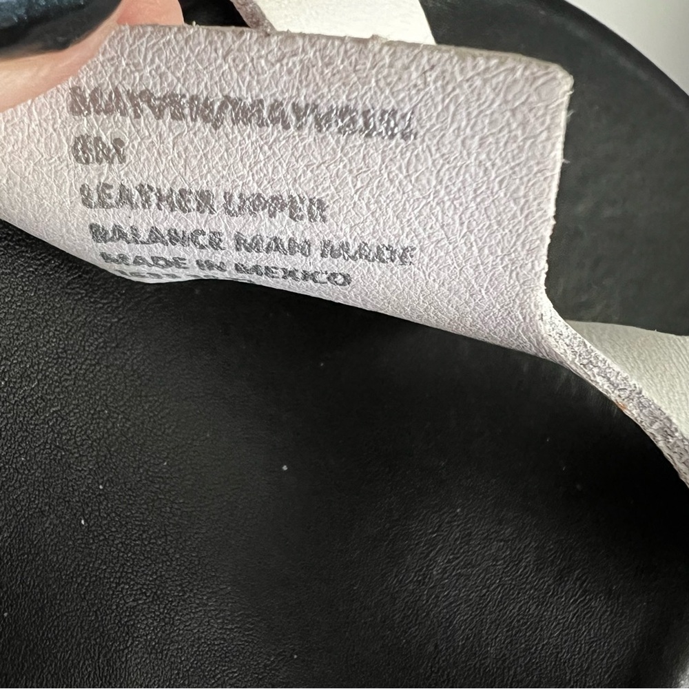 Steve Madden mayven sandals, black and white, size 6 - Picture 3 of 6